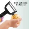 2-in-1 Double Julienne and Vegetable Peeler - Image 4