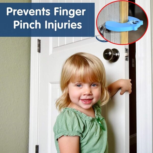Child Safety Protection Baby Safety Cute Animal Security Card Door Stopper (2PC Set)