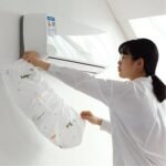 Air Conditioning Dust Cover Waterproof Folding Ac Cover (1Tone Size)