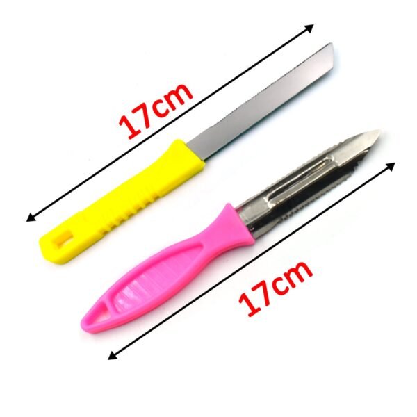 Colorfull Peeler knife Combo For Home & Kitchen (Pack Of 12) - Image 2