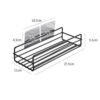 Multipurpose Wall Mount Metal Bathroom Shelf and Rack for Home and Kitchen. - Image 3