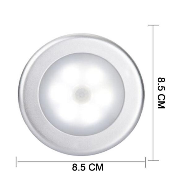 Round Shape 8 LED Motion Sensor Induction Led Light - Image 3