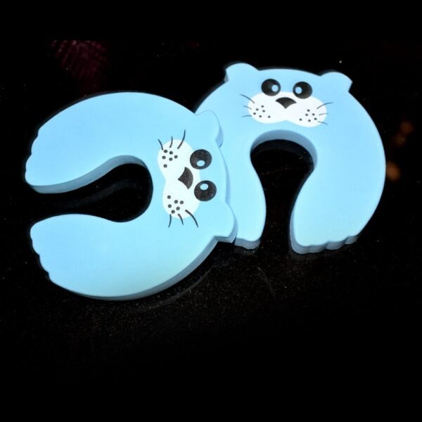 Child Safety Protection Baby Safety Cute Animal Security Card Door Stopper (2PC Set) - Image 3