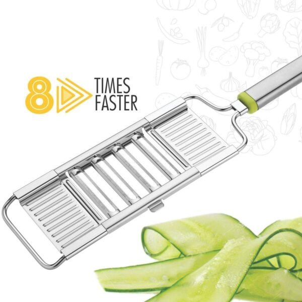 Multipurpose 3 in1 Stainless Steel Grater and Slicer - Image 4