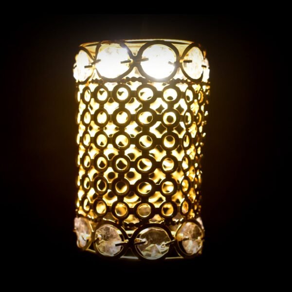Meadium Size Dimond Layer Golden Jhoomer For Home Decoration - Image 4
