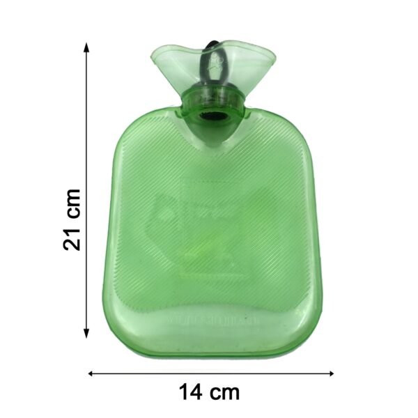 Transparent Personal Care Rubber Hot Water Heating Pad Bag for Pain Relief (Small) - Image 2
