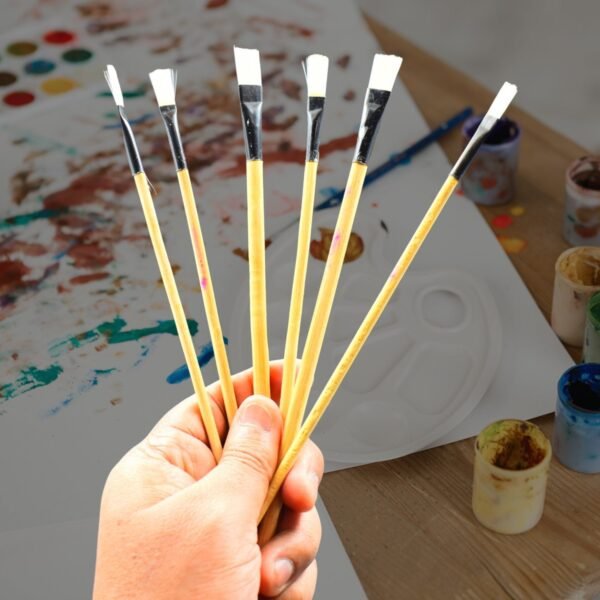 BKL Art Brush Set for Artists (Pack of 6) - Image 4