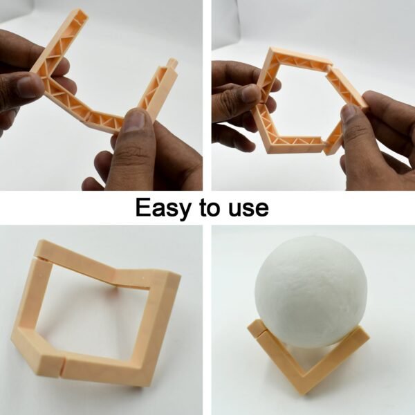 3D  Moon Lamp With Batttery Operated (3 cell Included) - Image 2