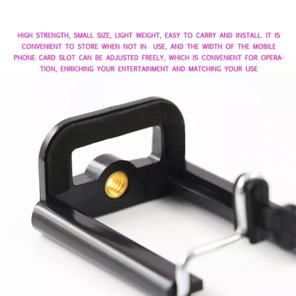 Mobile Holder Attachment For Selfie Stick and Mobile Tripods - Image 2