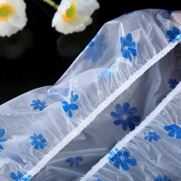 Shower Cap Bath Shower Cap ,Women Reusable Waterproof Women Shower - Image 3