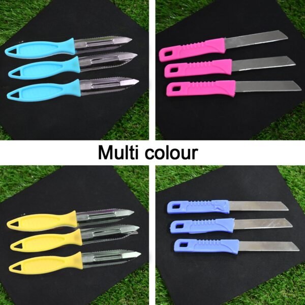 Colorfull Peeler knife Combo For Home & Kitchen (Pack Of 12) - Image 3