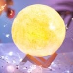 3D  Moon Lamp With Batttery Operated (3 cell Included)