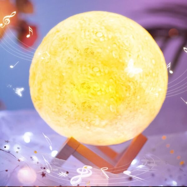 3D  Moon Lamp With Batttery Operated (3 cell Included)