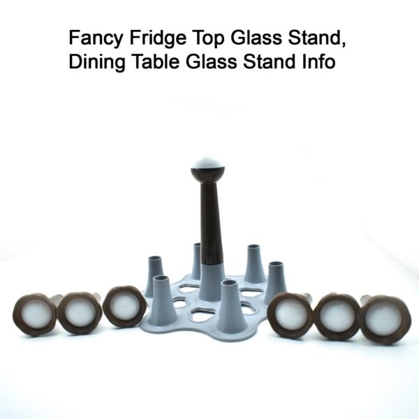Fancy Fridge Top Glass Stand, Dining Table Glass Stand - Image 3