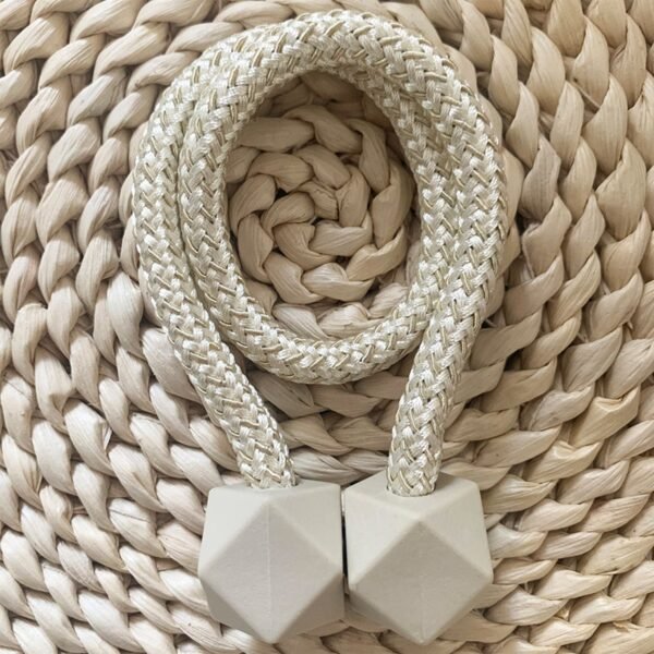 Hexagonal Magnetic Braided Rope Drapery Window Curtains Loop Binding Ties Buckle (Pack of 2) - Image 3