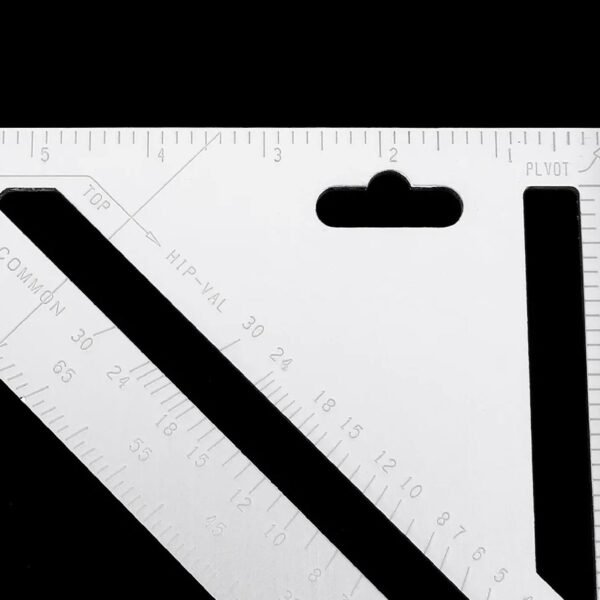 Light Weight Double Side Scale Triangle Measurement Hand Tool - Image 3