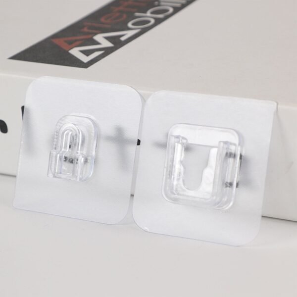 Magic Adhesive Plastic Wall Hooks Heavy Duty Hooks (Pack of 20) - Image 3