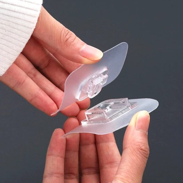 Magic Adhesive Plastic Wall Hooks Heavy Duty Hooks (Pack of 20) - Image 2