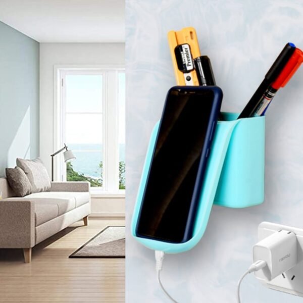 Multipurpose Mobile Plastic Stand Wall Mounted (Pack of 2Pcs)