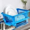 B Plastic Sink Dish Drainer Drying Rack (With Brown Box)