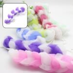 Hanging Bath Shower Long Large Size Loofah Sponge Pouf Body Scrubber (pack of 6)