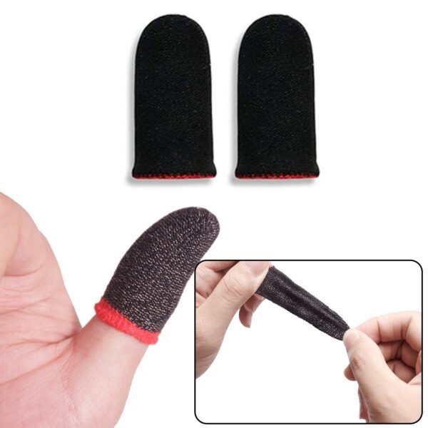 Thumb & Finger Sleeve for Mobile Game, Pubg,Cod,Freefire (1Pair only) - Image 2