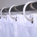 Plastic Ring Bath Drape Loop Clasp Shower Curtain Hooks (Pack of 12Pcs)