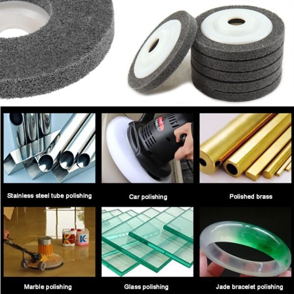 100mm Nylon Fiber Polishing Wheel Grinding Disc For Angle Grinder (1Pc) - Image 3