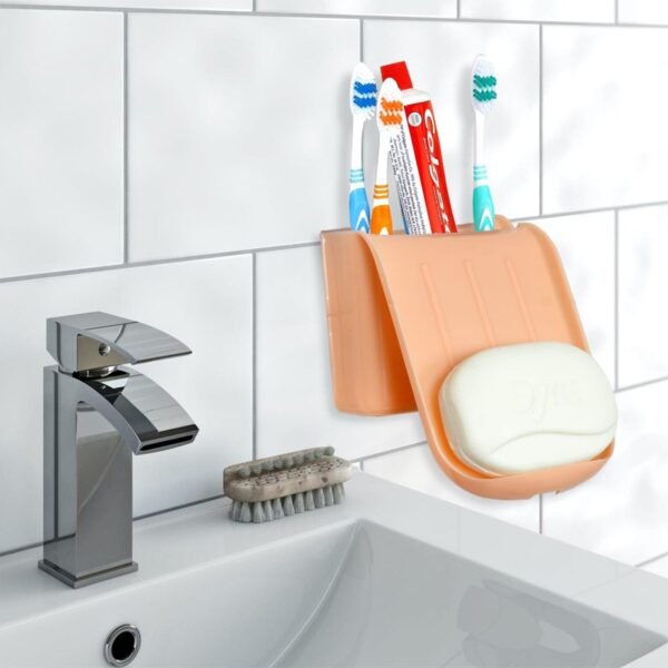 Multipurpose Mobile Plastic Stand Wall Mounted (Pack of 2Pcs) - Image 4