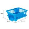 B Plastic Sink Dish Drainer Drying Rack (With Brown Box) - Image 3