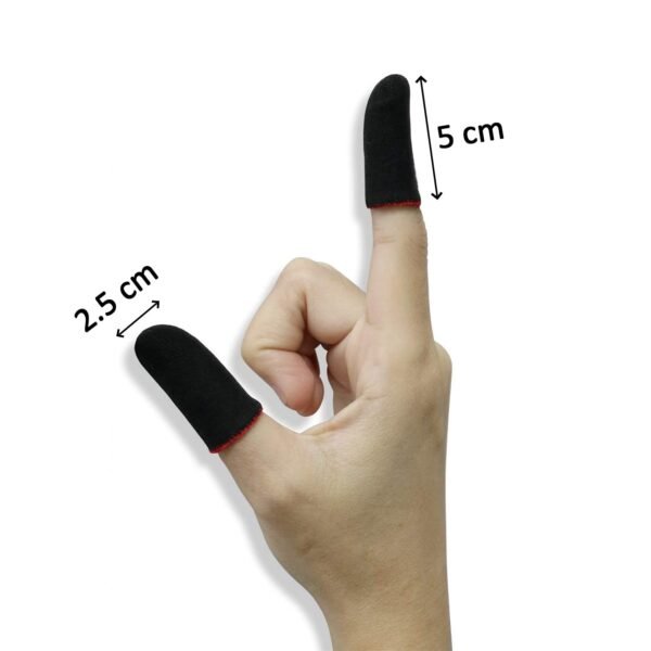 Thumb & Finger Sleeve for Mobile Game, Pubg,Cod,Freefire (1Pair only) - Image 3
