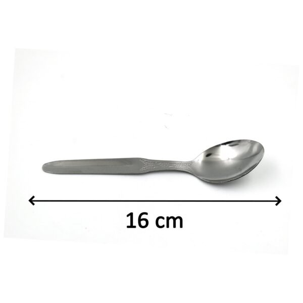 Stainless Steel Medium Dinner Table Spoon (Set of 12Pcs) - Image 3