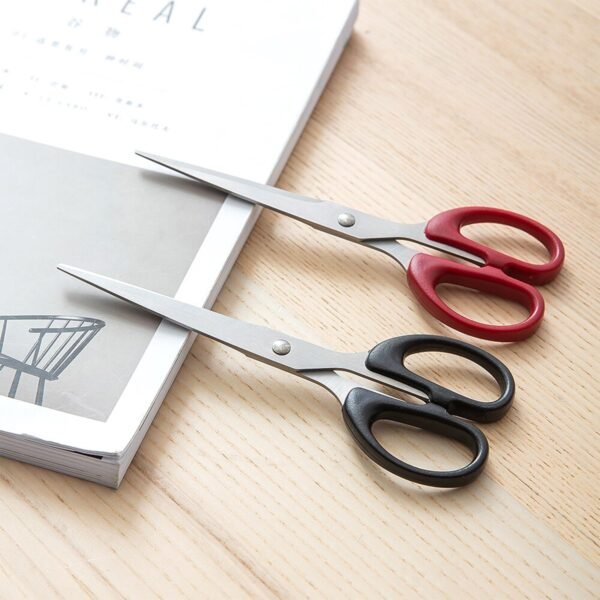 Stainless Steel Scissors with Plastic handle grip 160mm (1Pc Only) - Image 4