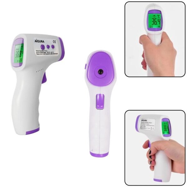 Infrared Thermometer Non Contact IR Thermometer Forehead Temperature Gun - Image 3