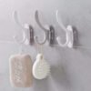 Self Adhesive Plastic Wall Hook for Home (Multi Color)