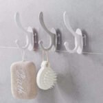 Self Adhesive Plastic Wall Hook for Home (Multi Color)